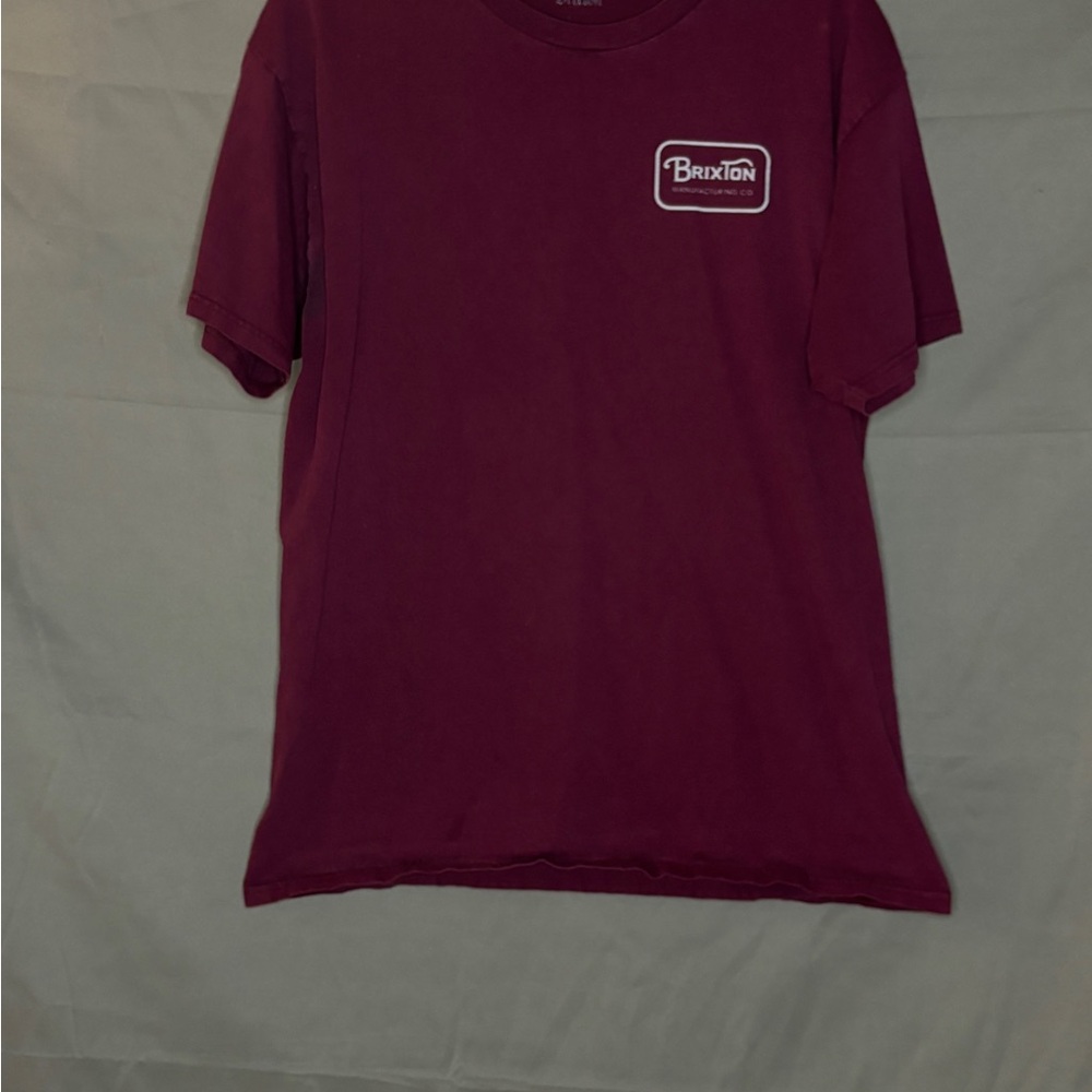 Brixton Men's Burgundy T-Shirt